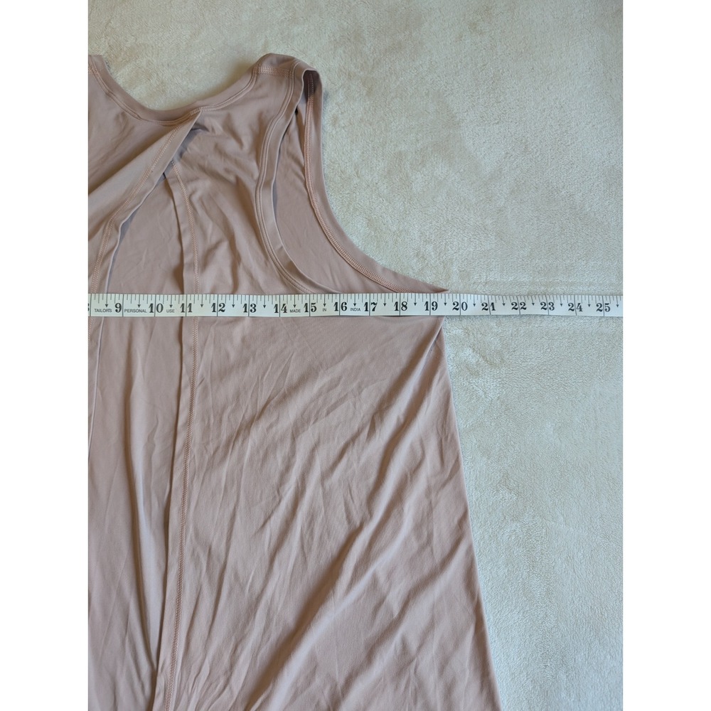 Lululemon Workout Tank Top Open Back Sleeveless Athletic Beige - Picture 9 of 9